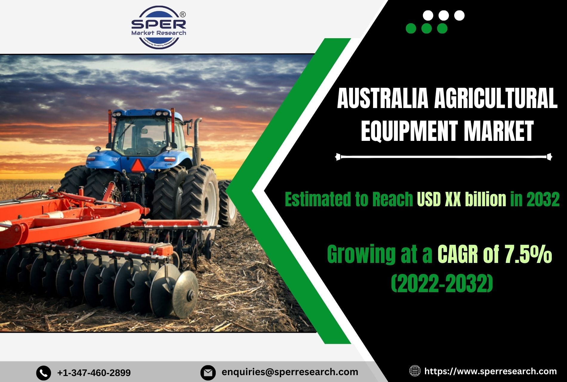 Australia Agricultural Equipment Market Growth, Demand, Future Share 2032